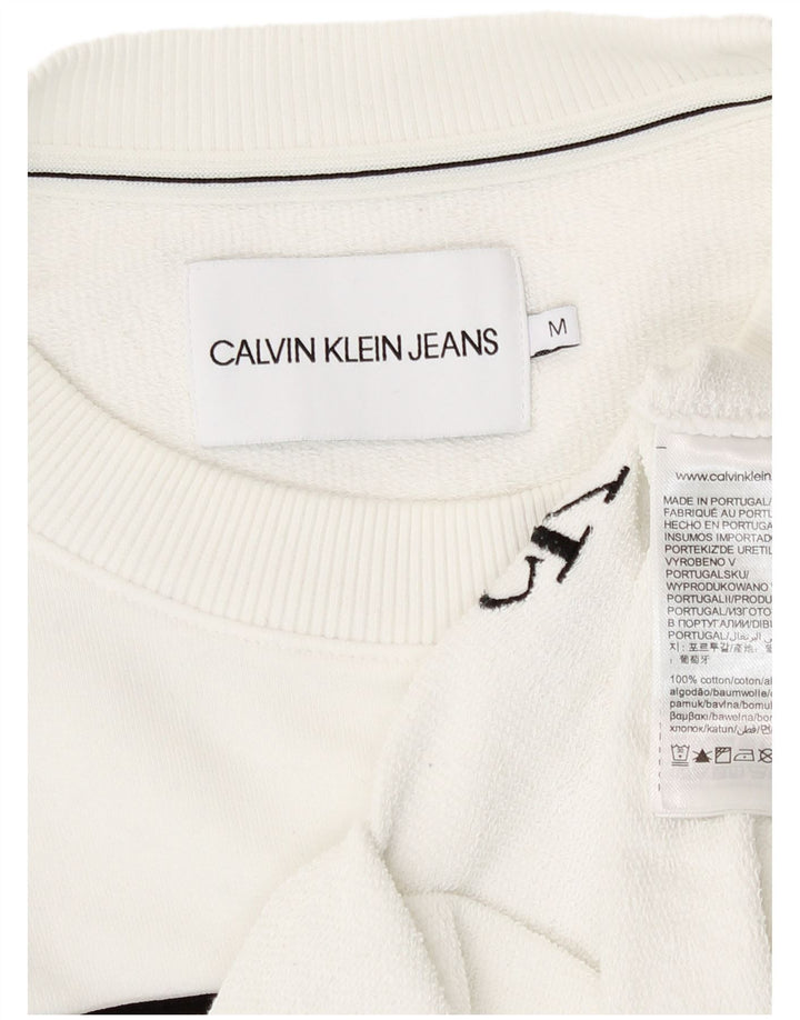 Calvin Klein Ženska kratkotrajna majica UK 14 srednje bijele pruge
