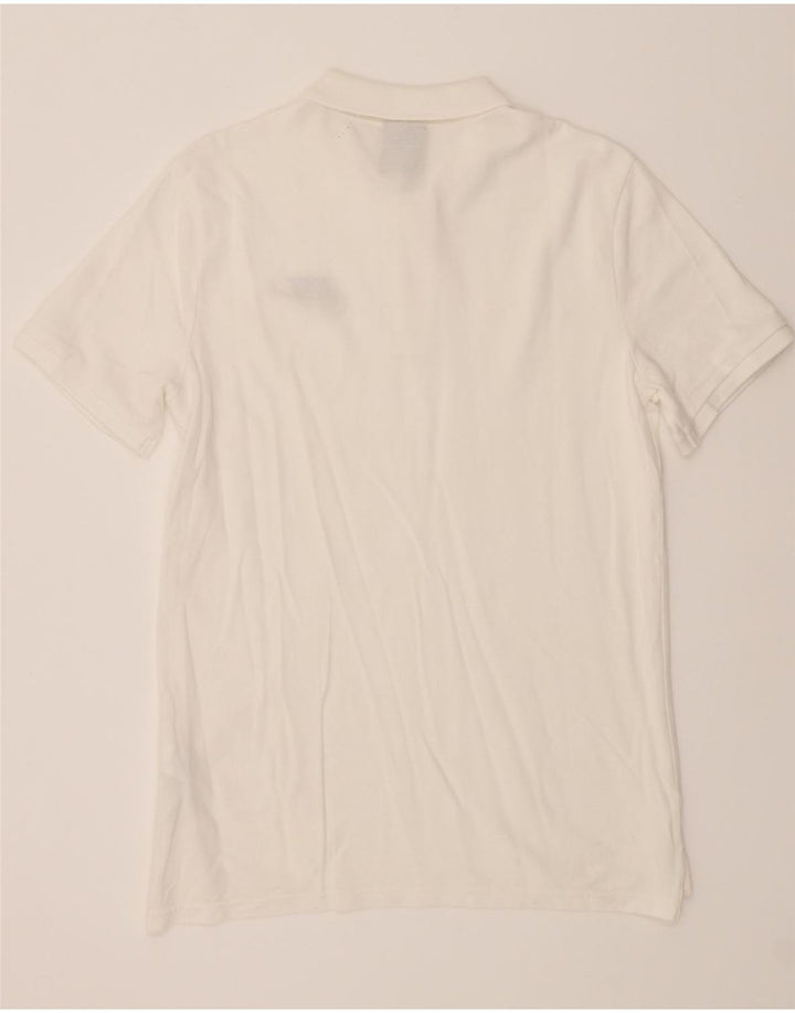 NIKE Mens Polo Shirt Medium White Cotton Vintage Nike and Second-Hand Nike from Messina Hembry 