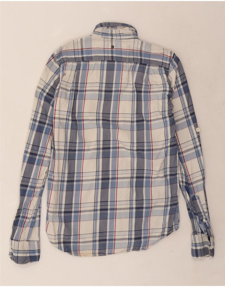 Superdry muška flanelska košulja srednje plave boje