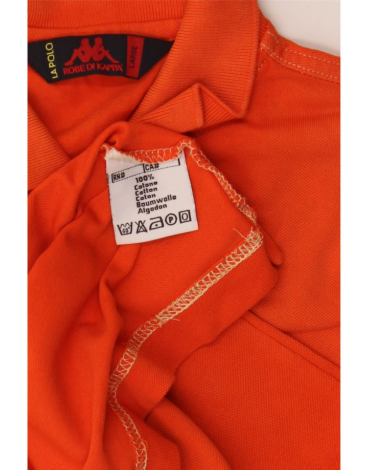 Kappa muška polo majica velika narančasta pamuk