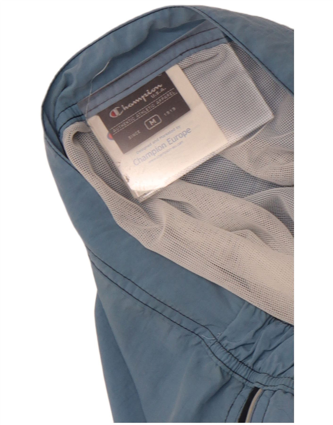 Champion muške kratke hlače za kupanje s grafičkim motivima srednje plave boje od poliamida