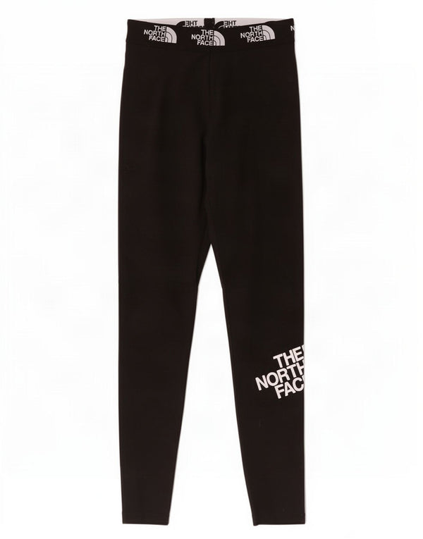 The North Face ženske grafičke tajice UK 4 XS crni pamuk