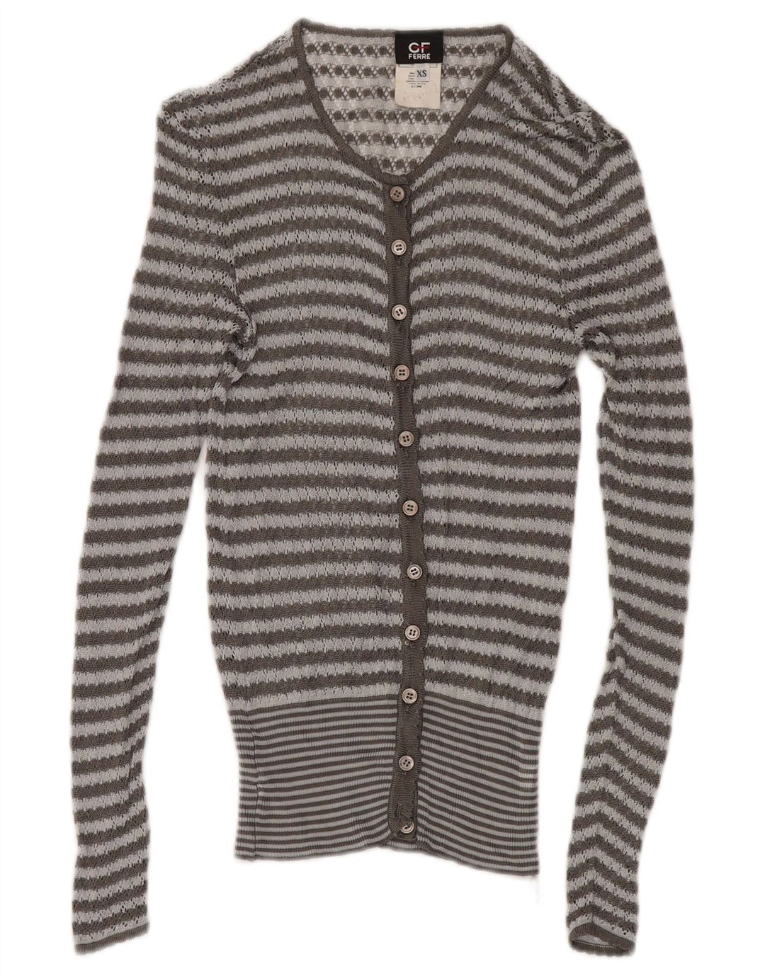 GF FERRE ženski prozirni 2-dijelni komplet UK 4 XS na sive pruge