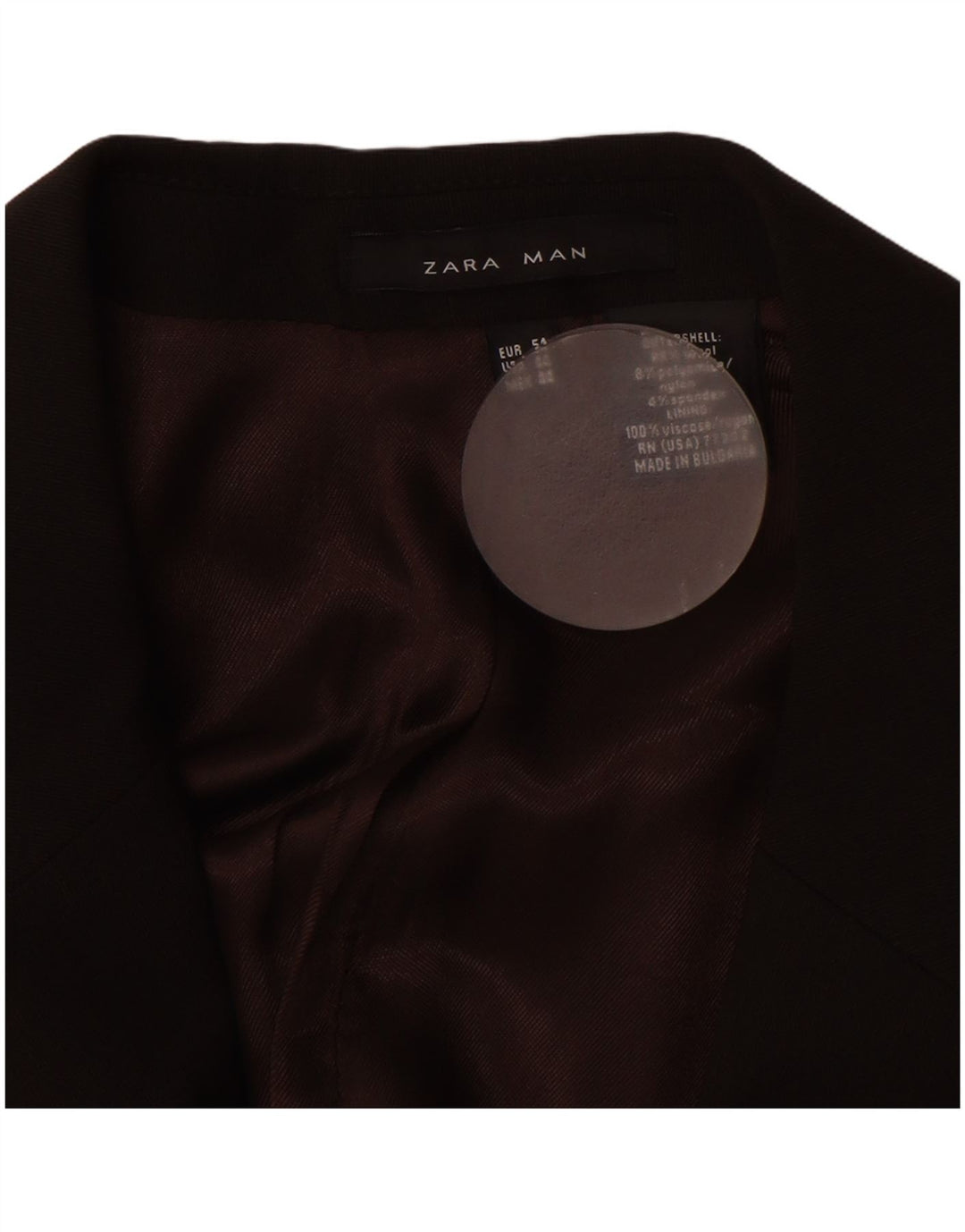 ZARA muška jakna sa 2 gumba EU 54 XL smeđa vuna