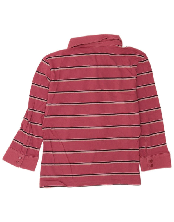 Nike ženska polo majica 3/4 rukava UK 16/18 XL pamuk na ružičaste pruge