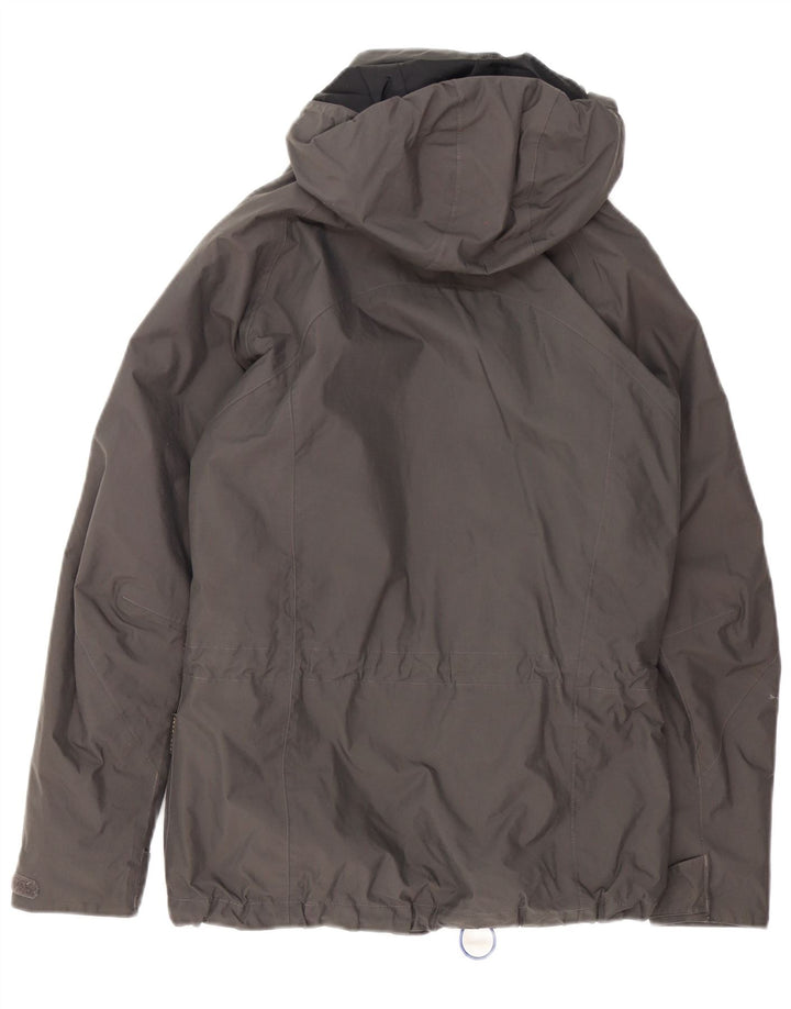 Jack Wolfskin ženska velika vjetrovka s kapuljačom UK 8 Mala siva