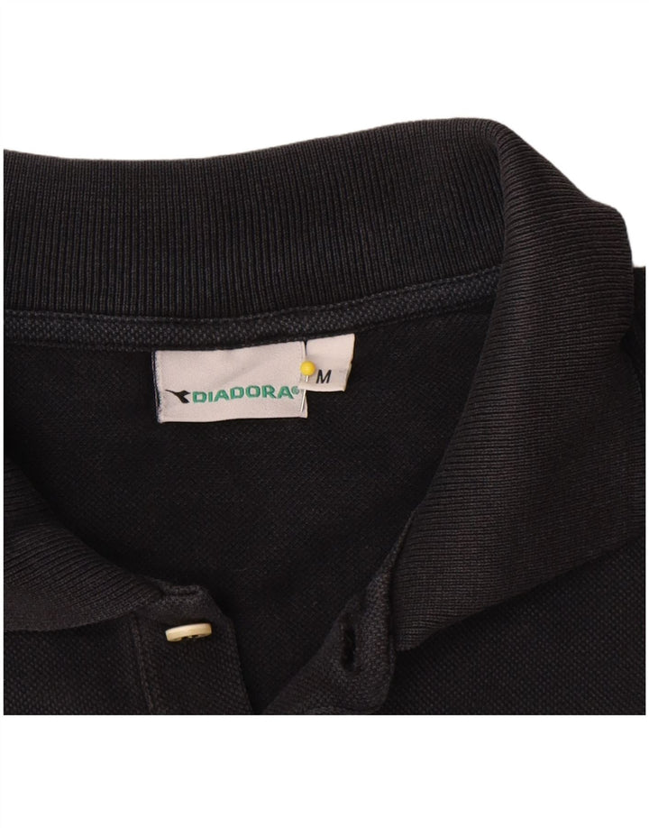 Diadora muška polo majica Srednje crni pamuk