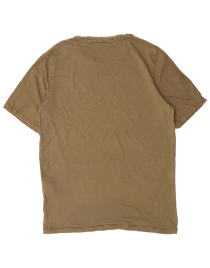 Jack & Jones muška majica kratkih rukava s grafičkim motivima, srednji kaki pamuk