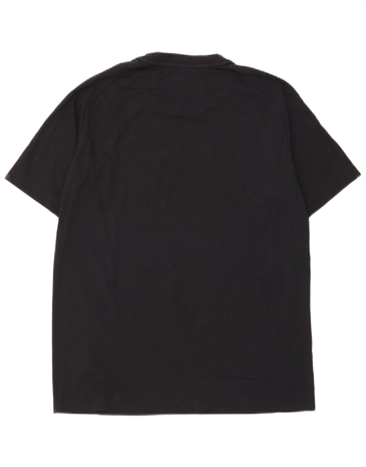 PUMA Mens Graphic T-Shirt Top Medium Black Cotton