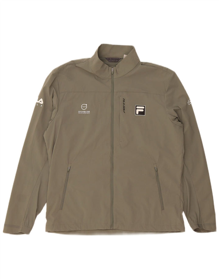 Ženska gornja jakna trenirke Regular Fit Fila UK 18 XL kaki