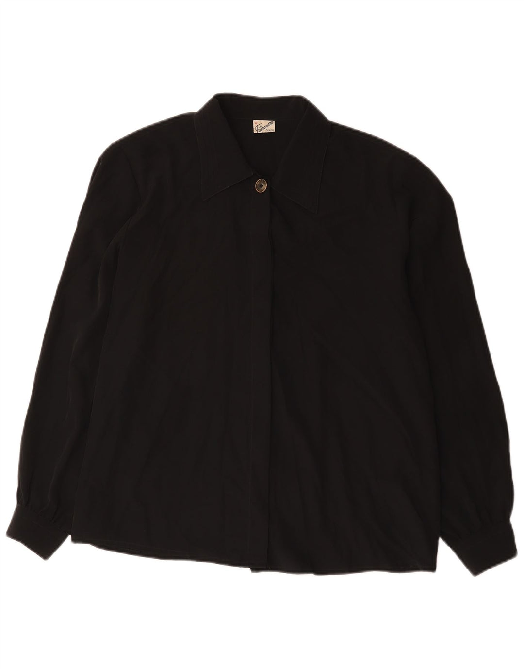 Primavera Firenze ženska košulja bluza UK 18 XL crni poliester