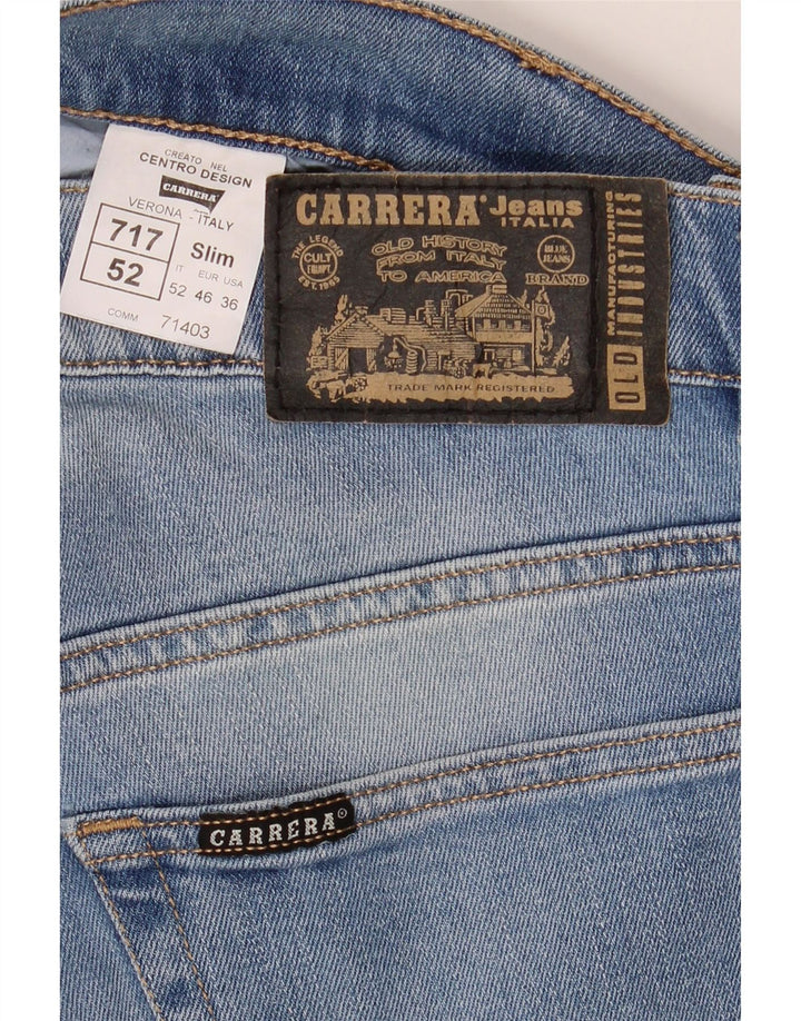 CARRERA Mens 717 Slim Jeans W36 L29 Plavi pamuk