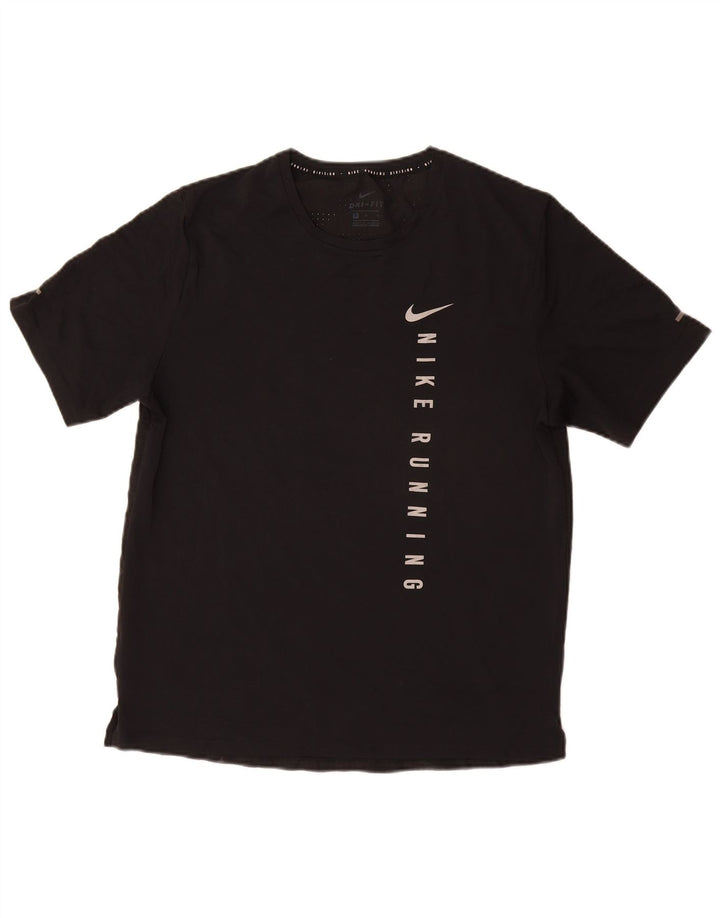 NIKE muška Dri Fit Graphic T-Shirt majica srednjih crnih poliestera