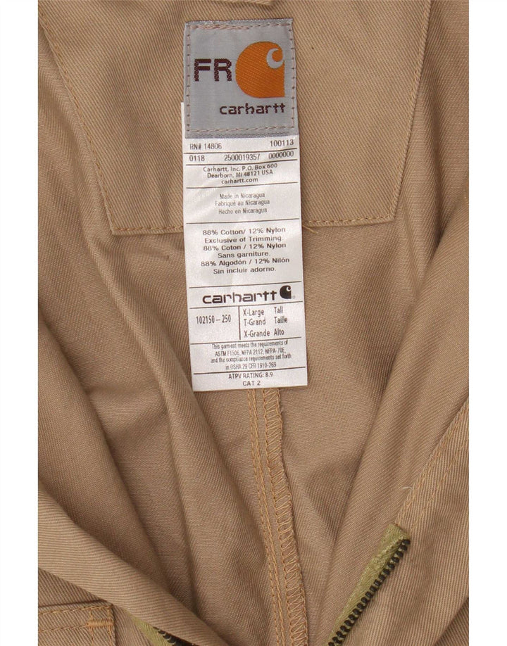 Carhartt muški visoki kombinezon XL bež pamuk