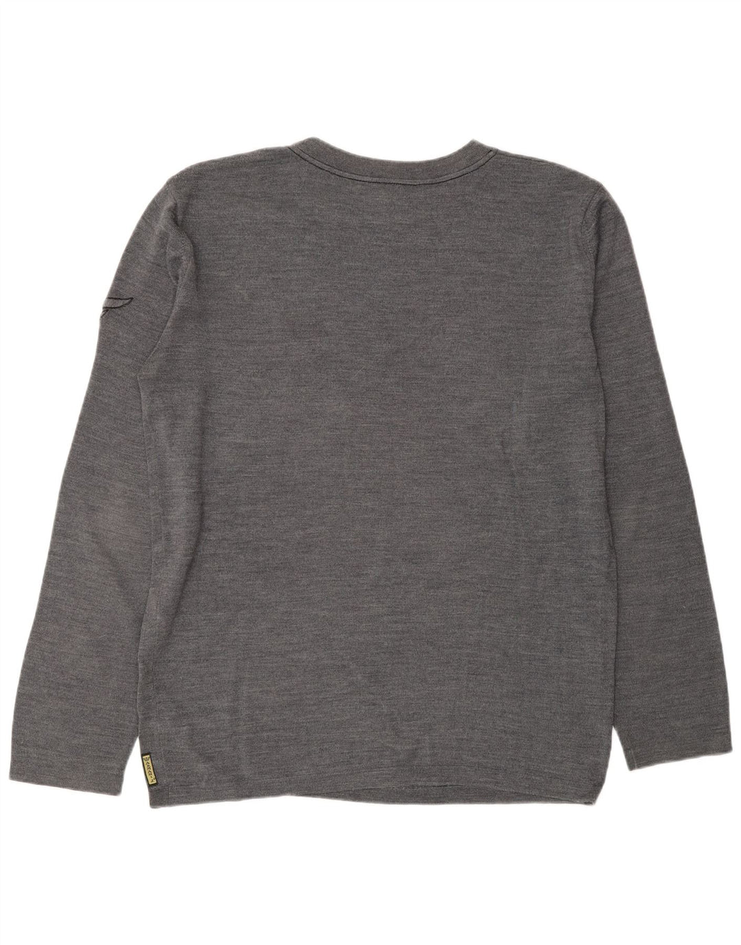 ARMANI JEANS Muški pulover s okruglim izrezom 2XL siva vunena