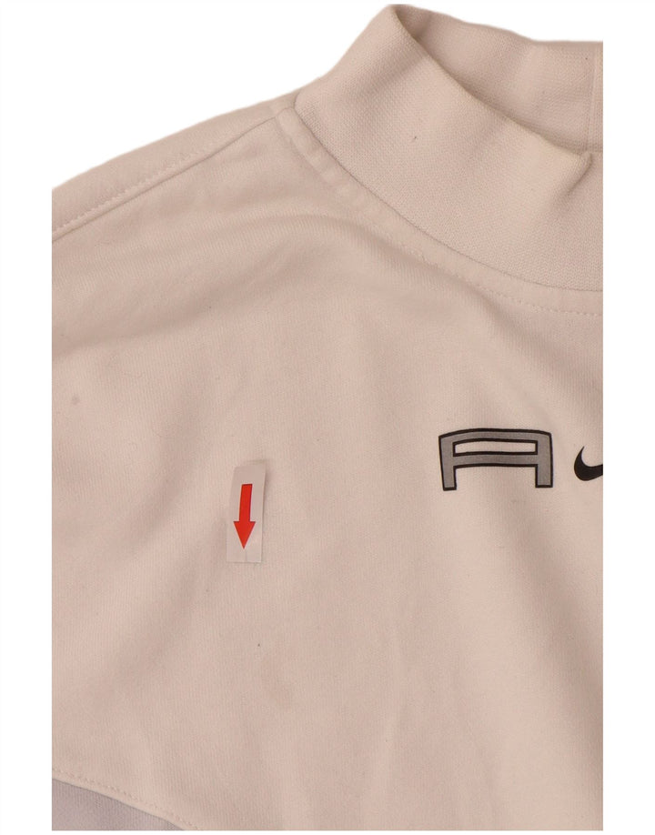 Nike ženska majica prekomjerne veličine UK 14 srednje bijele boje