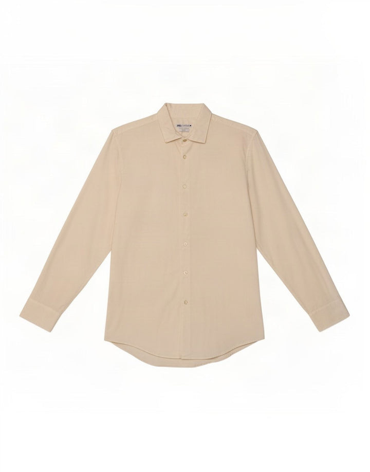 Zara muška uska košulja, veliki bijeli liocel