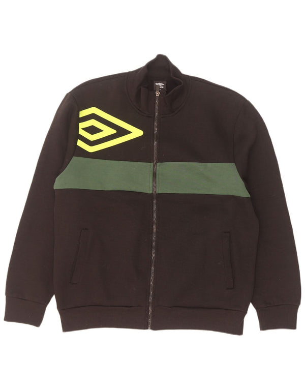 Umbro muška trenirka s grafičkim motivima, gornja jakna 2XL, crni pamuk u boji
