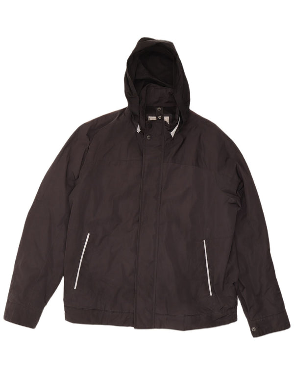 Geox muška bomber jakna s kapuljačom Respira UK 46 3XL crni poliamid