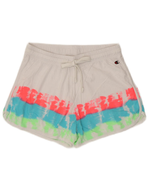 CHAMPION Ženske sportske kratke hlače UK 12 Pamuk srednje bijele boje