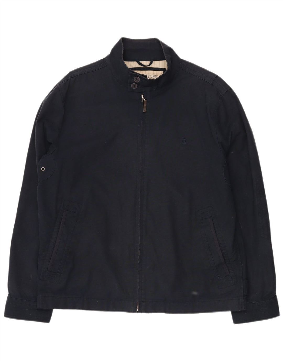 MUSTO muška bomber jakna UK 40 Large tamnoplavi pamuk