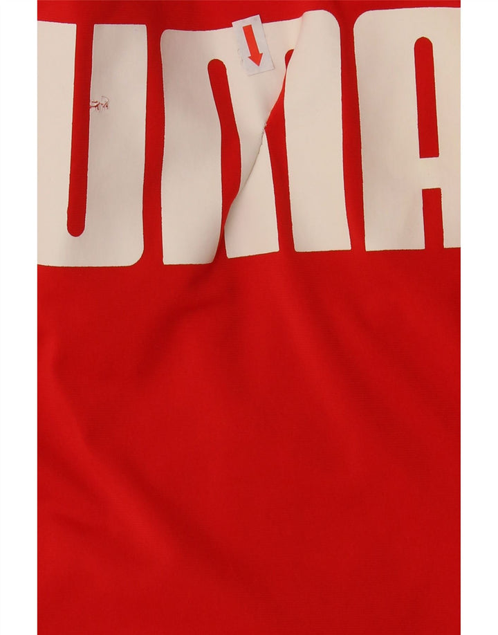 Gornja jakna trenirke Puma Boys Graphic 15-16 Years Red Colourblock