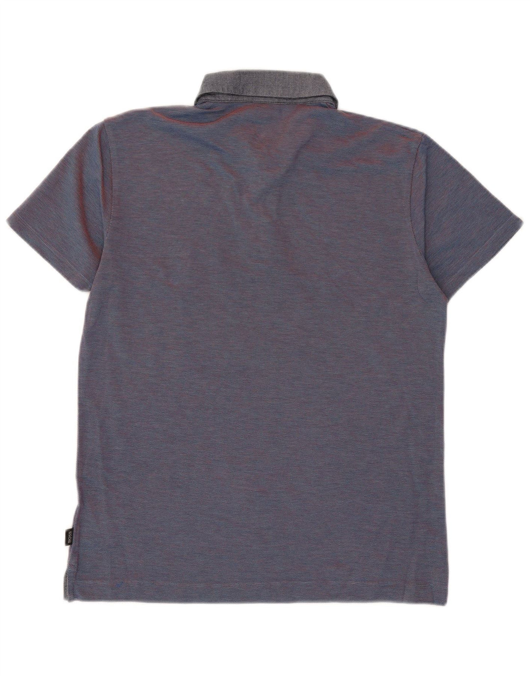 Hugo Boss muška pripijena polo majica velikih tamnoplavih prugastih pamuka