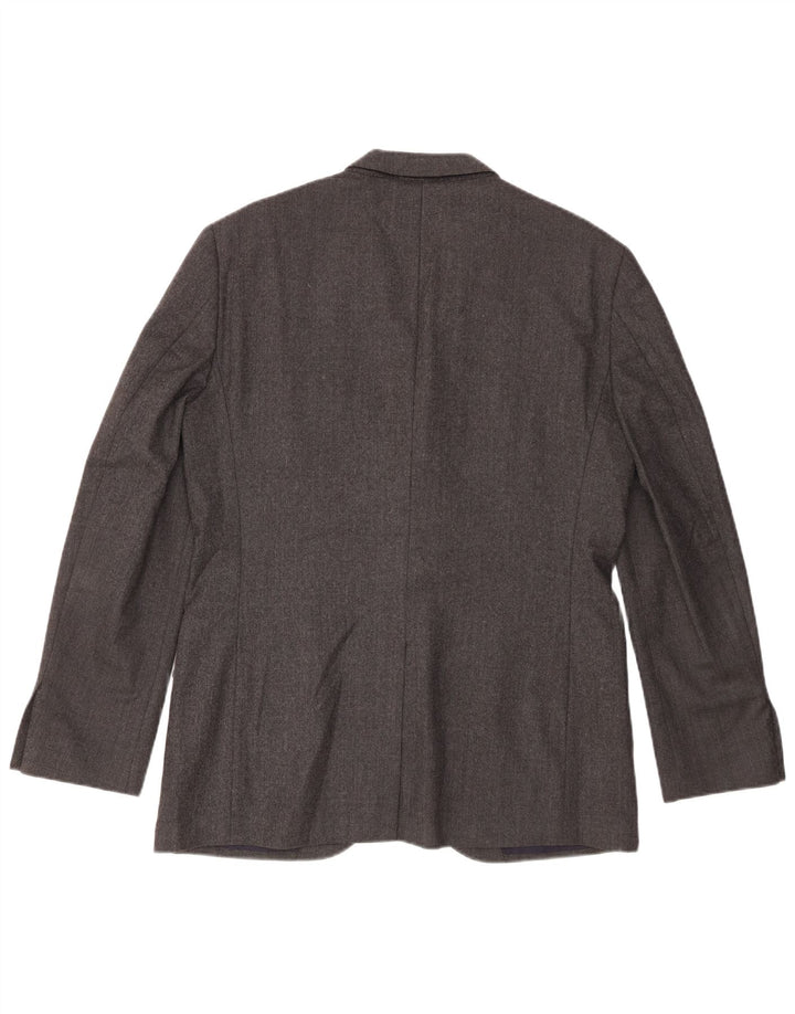 J. Crew Muška jakna sako s 3 gumba Ludlow UK 40 Velika siva vunena