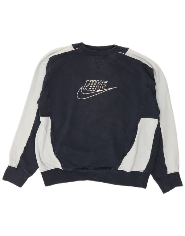Nike muška trenirka s grafičkim motivima UK 42/44 velika tamnoplava boja