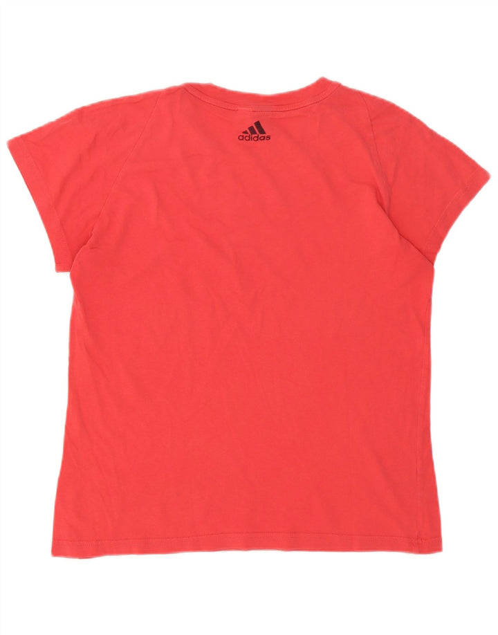 Adidas ženska majica kratkih rukava s grafičkim motivima UK 14 srednje crvena