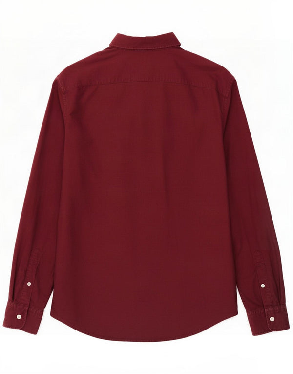 American Eagle muška uska košulja Large Burgundy Cotton