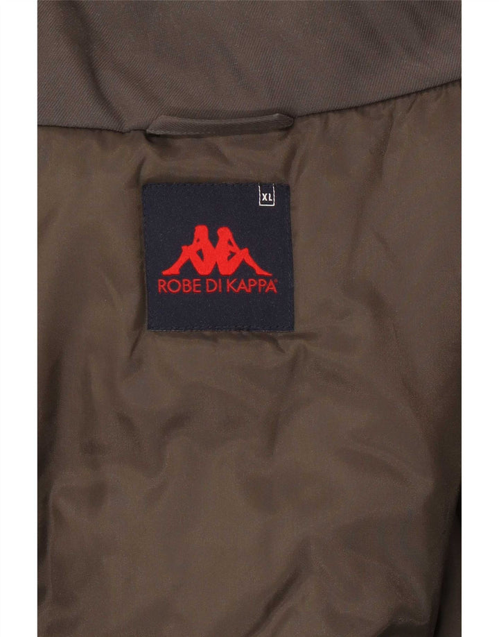 Kappa muška jakna vjetrovka UK 42 XL kaki poliamid