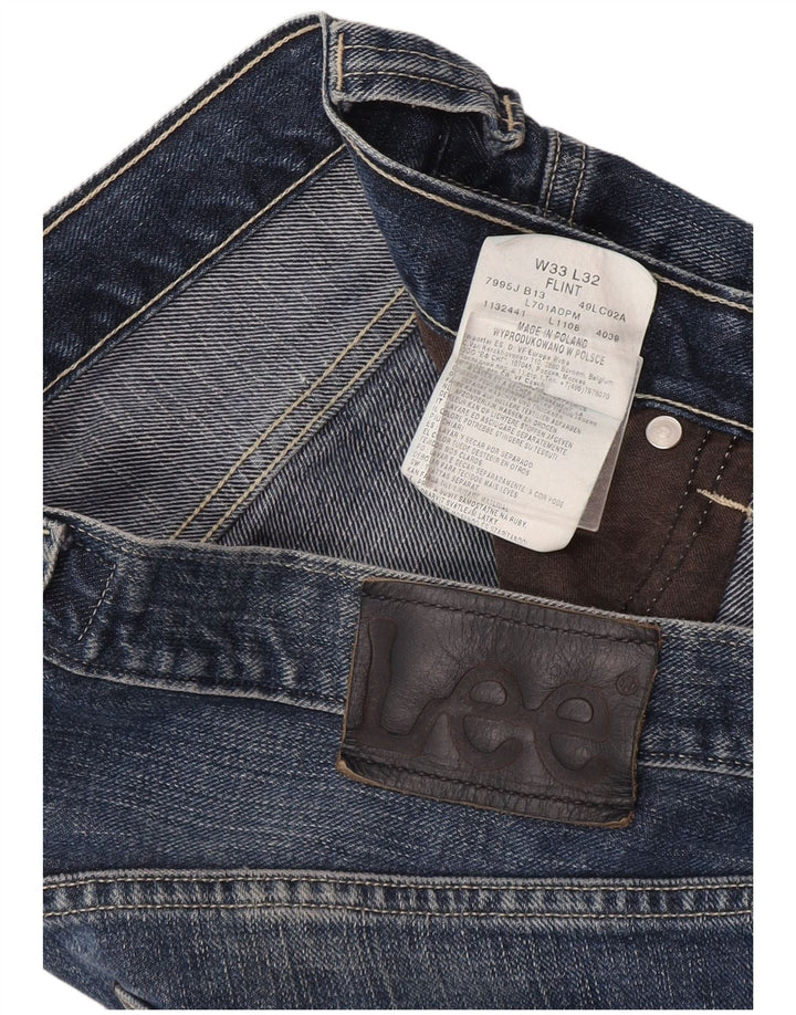 Lee Mens Flint Regular Fit Bootcut traperice W33 L32 Plavi pamuk