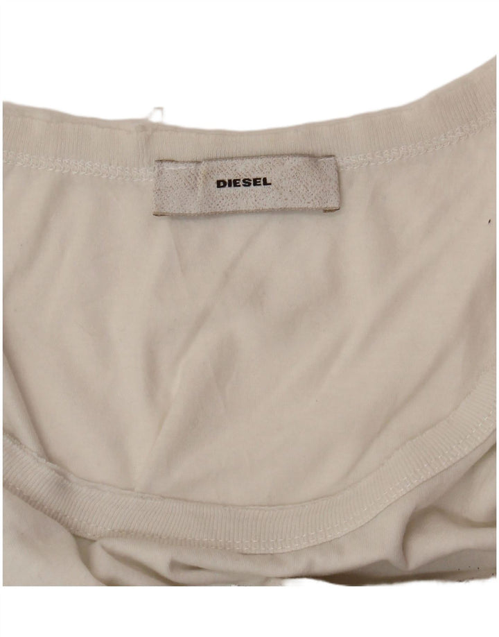 DIESEL Ženski grafički prsluk UK 10 Small White