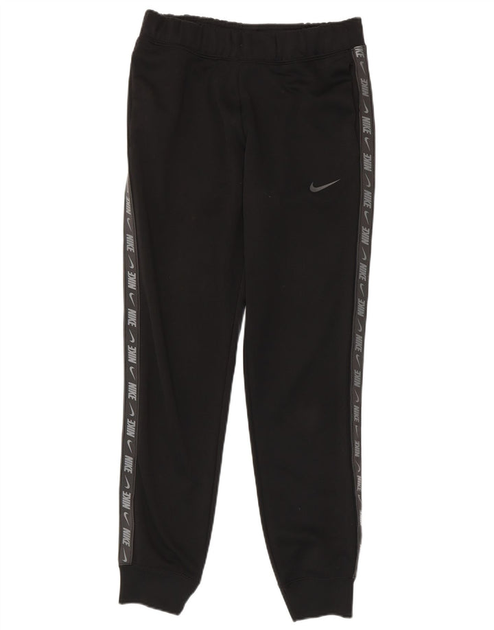 Nike muške grafičke trenirke hlače joggers XS crni poliester