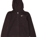 Nike ženski pulover s kapuljačom s patentnim zatvaračem UK 12 srednje crne boje