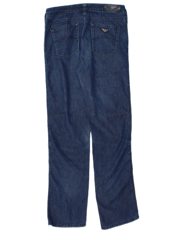 Armani ženske ravne traperice W29 L28 tamnoplave