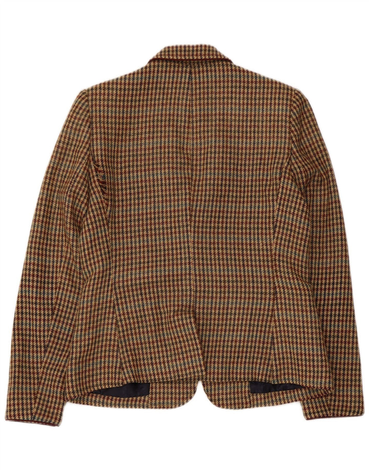 RICH & ROYAL Ženska jakna sa blejzerom s jednim gumbom EU 38, srednje smeđa, houndstooth