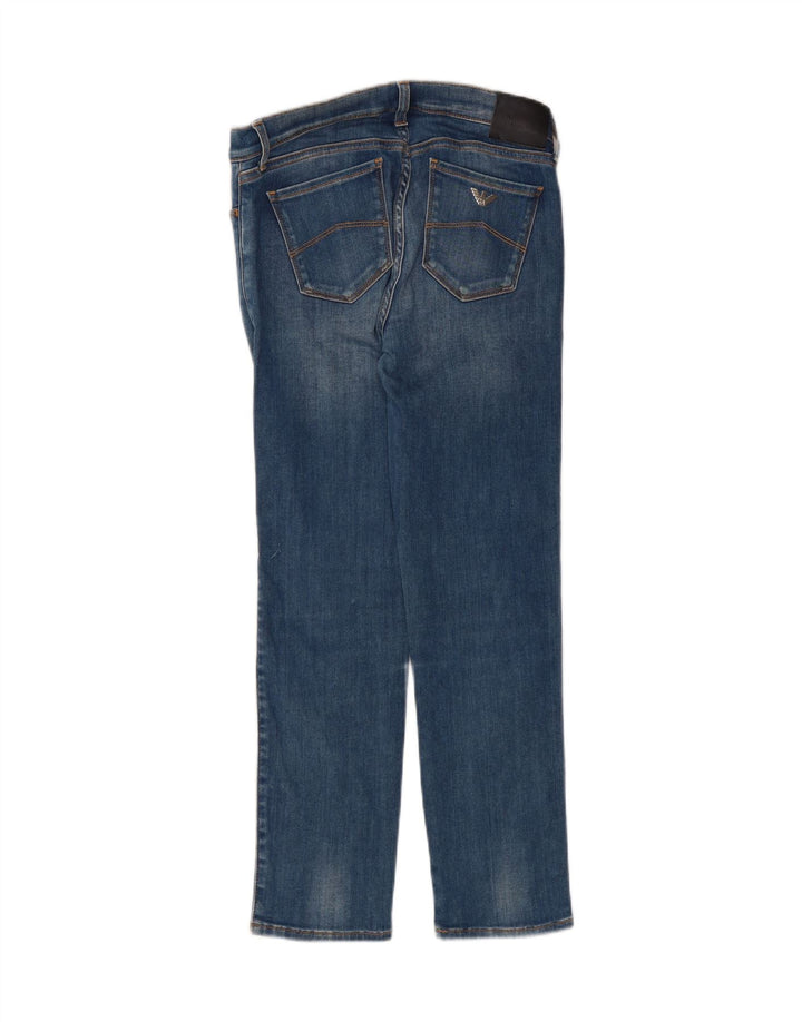 ARMANI Womens Capri Straight Jeans W27 L24 Blue Cotton Vintage Armani and Second-Hand Armani from Messina Hembry 