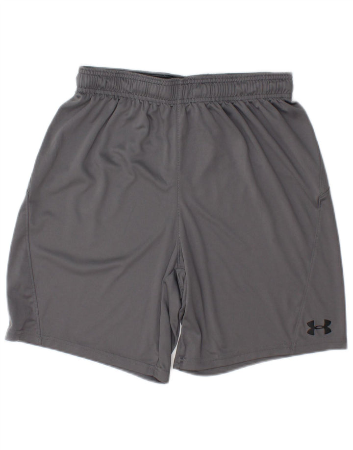 Under Armour muške sportske kratke hlače Heat Gear Srednje sivi poliester