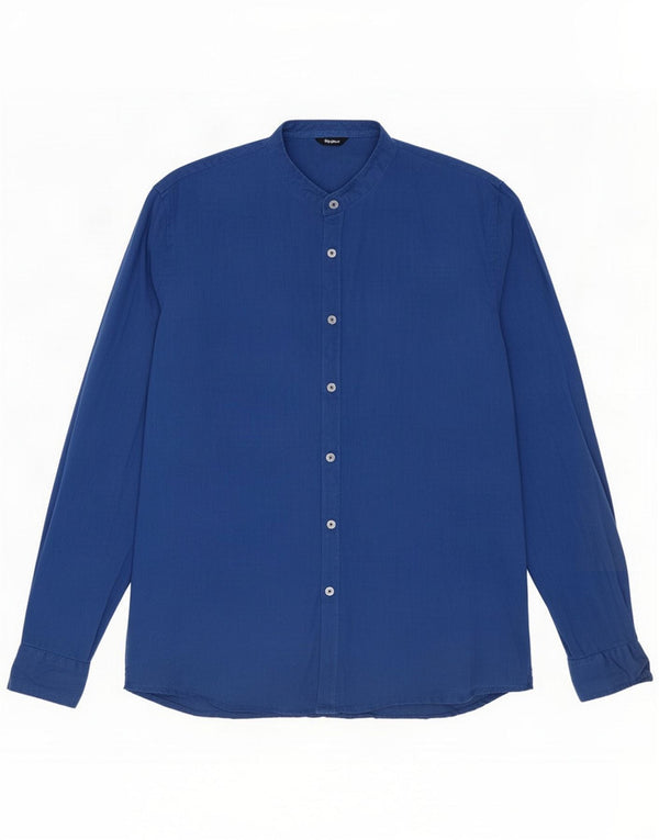 Refrigiwear muška košulja XL Navy Blue Linen