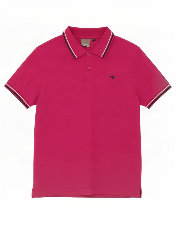 Diadora muška polo majica srednje ružičaste pamučne boje