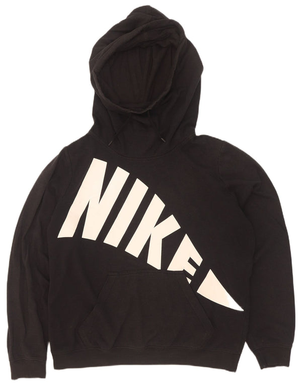 Nike Ženska majica s kapuljačom s grafičkim motivima UK 16 Veliki crni pamuk