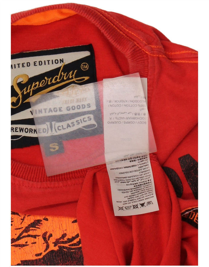 Superdry muška majica kratkih rukava s grafičkim motivima, mali crveni pamuk