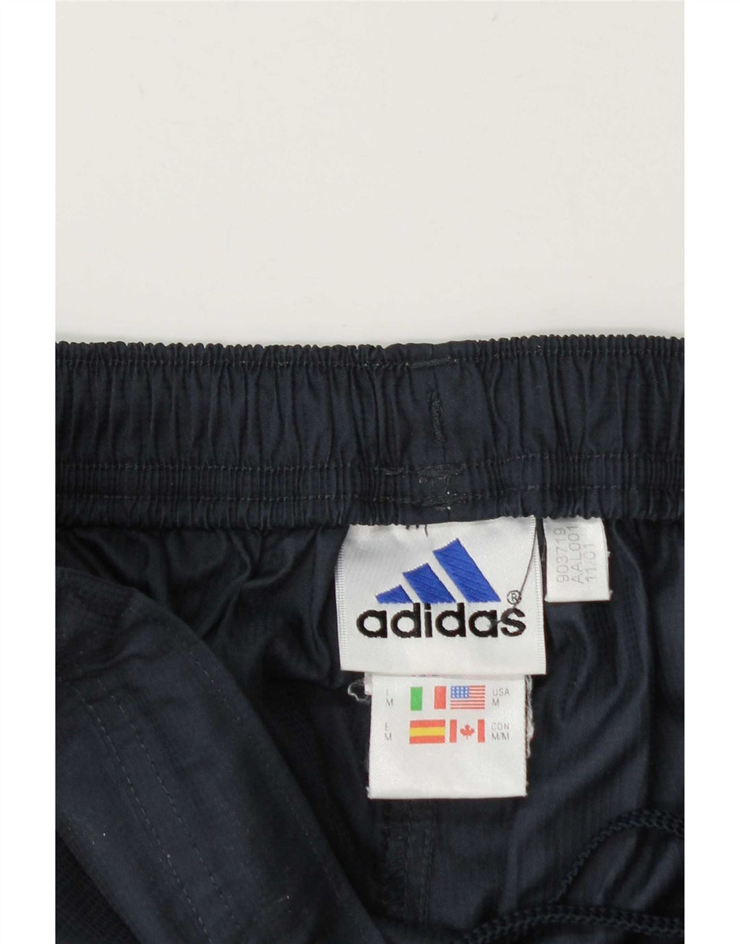 Adidas muške trenirke srednje tamnoplave poliesterske hlače