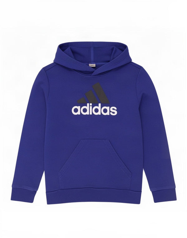 Adidas Boys Graphic Hoodie Džemper 9-10 godina plavi pamuk