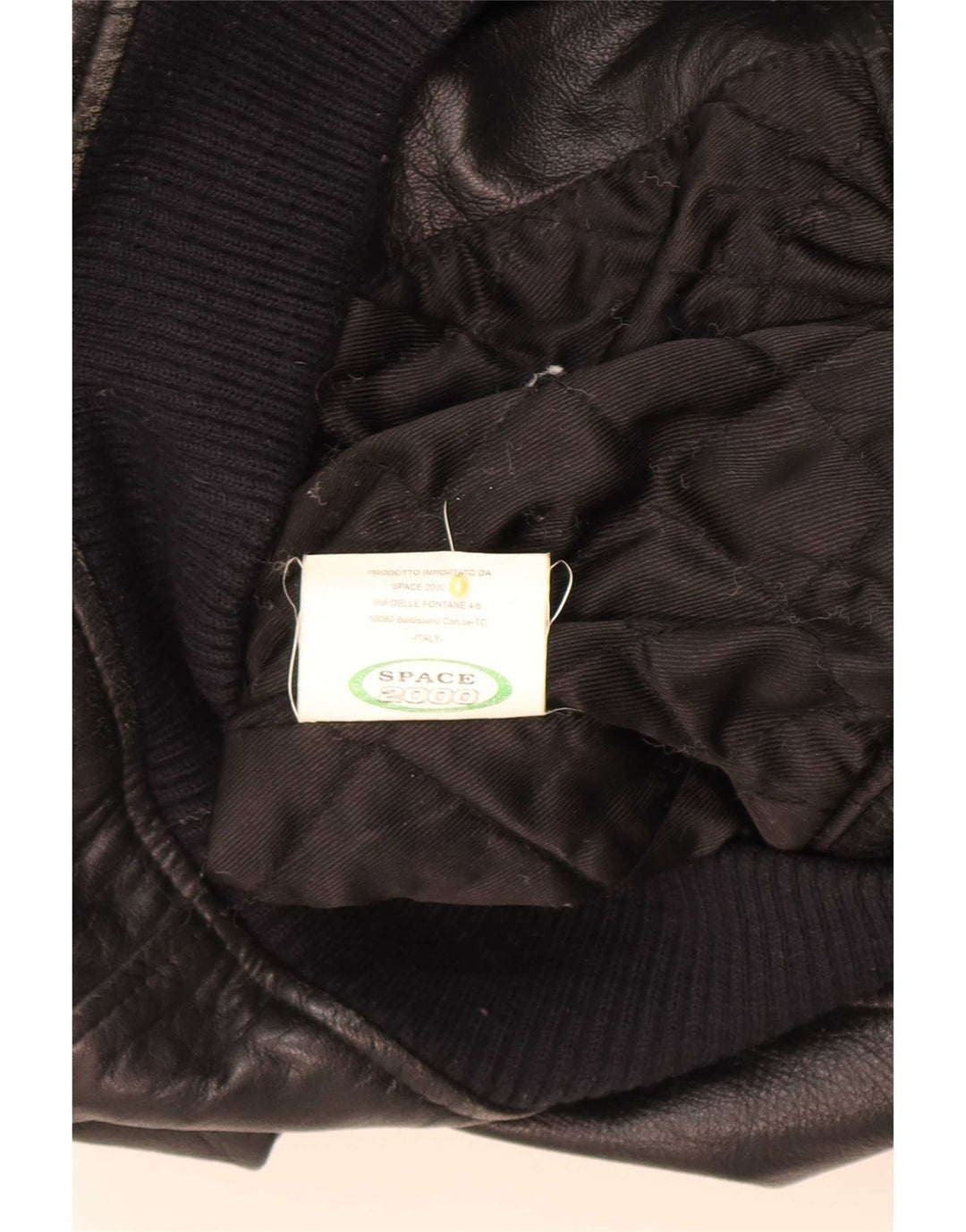 Vintage muška kožna jakna UK 38 srednje crna
