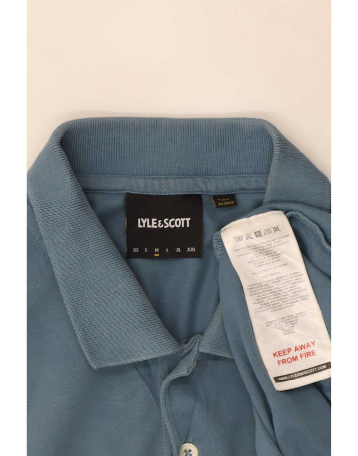 Lyle & Scott muška polo majica srednje plavi pamuk