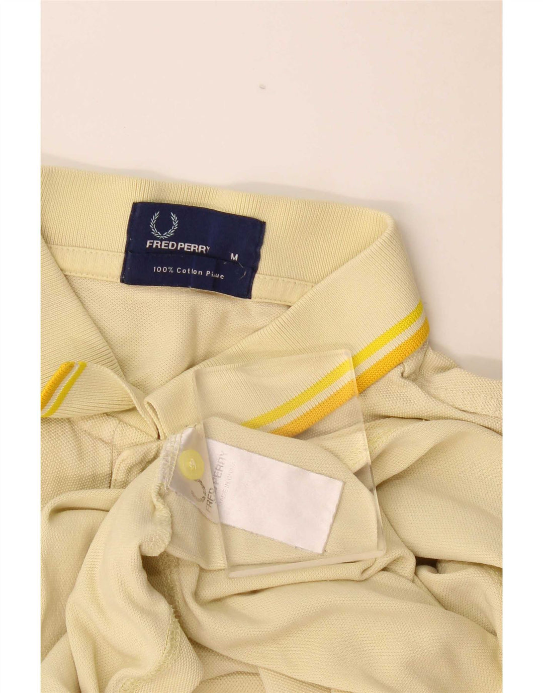 Fred Perry muška polo majica Srednje žuti pamuk