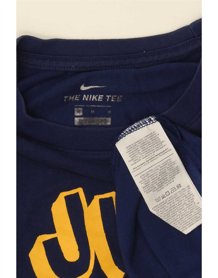Nike muška majica s grafičkim motivima srednje tamnoplavi pamuk